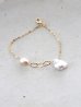 画像1: 14KGF pearl bracelet (1)