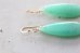 画像4: 14KGF chrysoprase　teardrop pierce  (4)