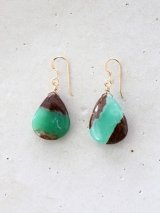 14KGF chrysoprase　pierce 