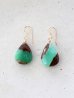 画像1: 14KGF chrysoprase　pierce  (1)