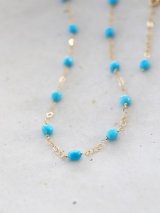 14KGF turquoise necklace