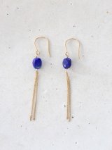 14KGF lapis lazuli pierce 