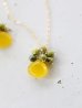画像1: 14KGF honey jade serpentine necklace (1)