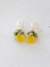 画像1: 14KGF honey jade serpentine pierce (1)