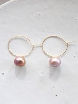 14KGF pearl　pierce 