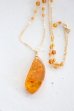 画像3: 14KGF amber necklace (3)