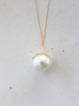 14KGF　south sea pearl　necklace 
