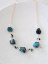 14KGF chrysocolla necklace