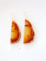 14KGF nugget agate pierce 