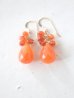 画像1: 14KGF  carnelian pierce (1)