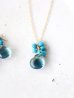 画像1: 14KGF turquoise fluorite necklace (1)