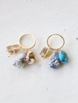 14KGF 3waypierce　 oystercopperturquoise