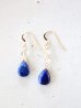 画像1: 14KGF lapislazuli herkimerdiamond pierce (1)