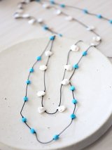 14KGF  Sleeping beautyturquoise　necklace　