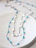 画像1: 14KGF  Sleeping beautyturquoise　necklace　 (1)