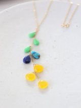 14KGF multi necklace