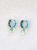 画像1: SILVER925　turquoise malachite pierce (1)