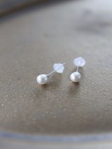 SILVER925 akoya pearl pierce