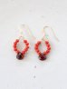 画像1: 14KGF  coral garnet pierce (1)