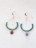 画像1: 14KGF Ruby in Zoisite malachite   pierce (1)