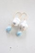 画像2: 14KGF　larimar baroquepearl pierce