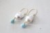 画像6: 14KGF　larimar baroquepearl pierce