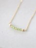 画像1: 14KGF  peridot necklace (1)