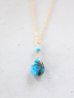 画像1: 14KGF blue copperturquoise necklace (1)