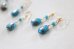 画像2: 14KGF blue copperturquoise　pierce (2)