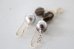 画像3: 14KGF  South Sea Pearl　smoky quartz pierce (3)