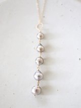 14KGF  South Sea Pearl5連　necklace