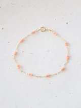 14KGF coral bracelet