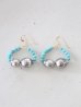 画像1: 14KGF turquoise South Sea Pearl　pierce (1)