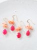 画像1: 14KGF living coral pierce (1)