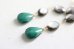 画像3: 14KGF mother of pearl　malachite  pierce (3)