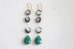 画像2: 14KGF mother of pearl　malachite  pierce (2)