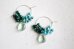 画像3: SILVER925　 turquoise malachite flowlignt hooppierce (3)