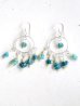 画像1:  SILVER925 roman glass hoop  pierce (1)