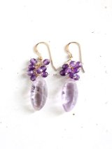 14KGF amethyst   pierce