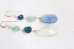 画像2: 14KGF　roman glass  pierce  (2)