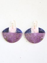 14KGF　african sodalite pinkopal   pierce 