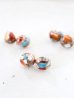 画像1: 14KGF  oystercopperturquoise pierce (1)