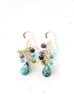 画像1: 14KGF  emerald　labradorite　mix pierce (1)