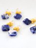 画像1: 14KGF Golden Tiger’s Eye sodalite  pierce (1)