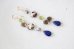 画像6: 14KGF  smoky quartz  lapis lazuli　pierce