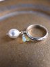 画像1:  SILVER925　opal pearl  riug  (1)
