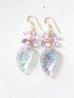 画像1: 14KGF amethyst fluorite  pierce  (1)