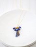 画像2: 14KGF  greenopal lapis lazuli amber necklace (2)