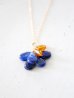 画像1: 14KGF  lapis lazuli amber necklace (1)
