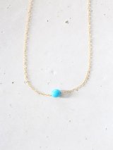 14KGF　 Sleeping beautyturquoise　necklace